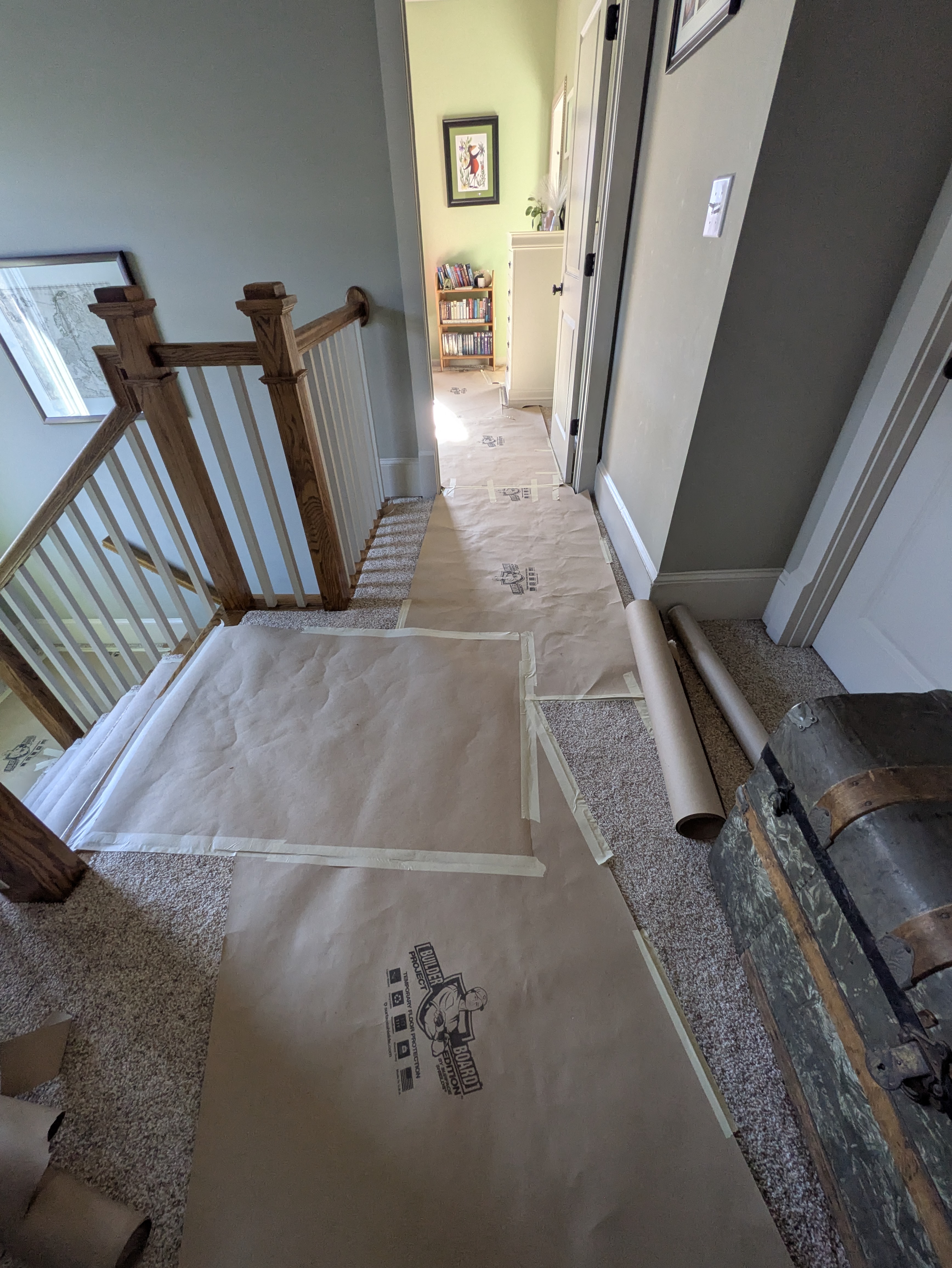 Ram board floor protection used by Athens GA remodeling contractors